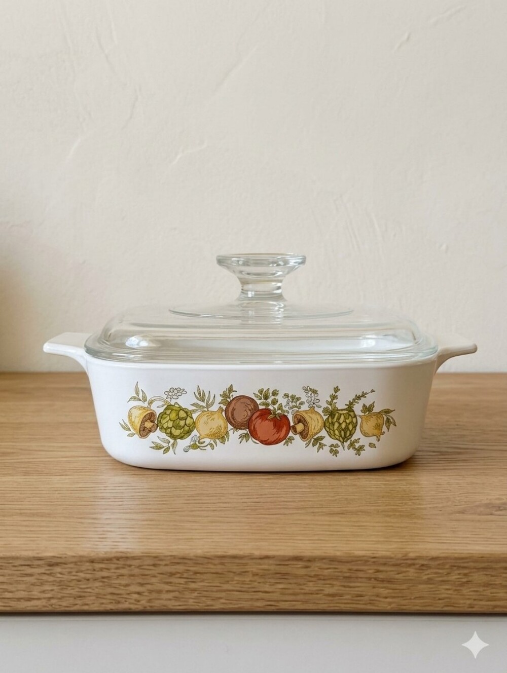 Corning Ware Spice of Life Casserole Dish with Lid – French Country Kitchen